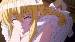 She bends over and gets fucked from behind