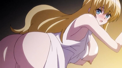 She bends over and gets fucked from behind