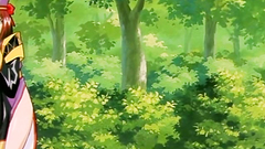 Busty fantasy babes with big tits in hentai cartoon