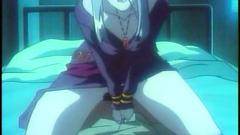 Ugly creatures and sexy girls in hentai cartoon