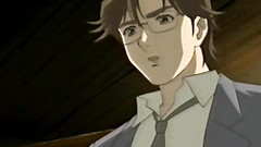 Tied up blonde can't move and guy don't know what to do