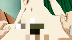 Short-haired busty babe screams while gets banged