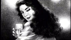 Black and white cartoon with female domination