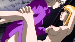 Busty hentai maid pleases her master with her holes