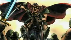 Brutal knights and sexy babes in animated hentai cartoon