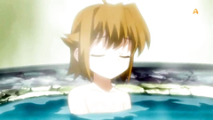 Lovely and petite girl and her young friends