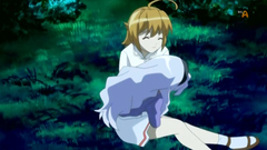 Lovely and petite girl and her young friends