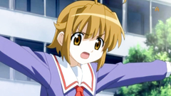 Little schoolgirls in erotic hentai cartoon