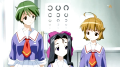 Little schoolgirls in erotic hentai cartoon