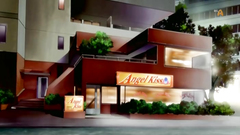 Monsters, wizards, sexy schoolgirls in anime cartoon