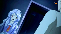 Monsters, wizards, sexy schoolgirls in anime cartoon