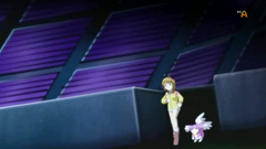 Monsters, wizards, sexy schoolgirls in anime cartoon