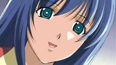 Sexy and innocent-looking girls in hentai cartoon