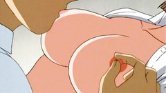 Sexy and innocent-looking girls in hentai cartoon