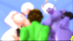 Best fantasy 3d threesome fuck you've ever seen!