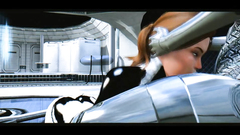 Female chick gets facefucked by futanari robot