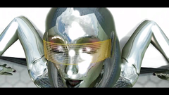 Futanari robot bangs female babe in all her holes