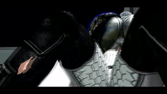 Futanari robot bangs female babe in all her holes