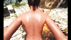 Big breasted futanari fuck in fantasy cartoon