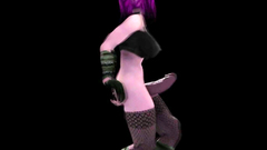 This night elf babe has a really big dick