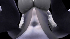 3D babe wih big tits has big penis too