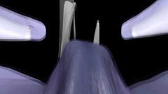 3D babe wih big tits has big penis too