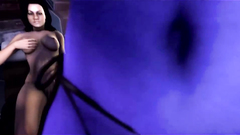 Crazy threesome fuck somewhere on the space ship