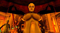 This night elf has a really massive dick and tits