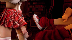 3D babes with giant cocks fuck each other