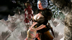 Fantasy adventures of hot babe with big hard cock