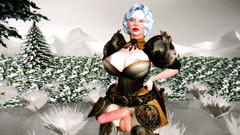 Fantasy adventures of hot babe with big hard cock