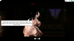 Naked babes with tits and dicks fuck each other in 3d cartoon