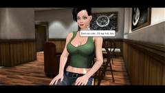 Blonde bitch with nice boobs blows huge dick