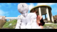 Fantasy 3d futanari fuck in the beautiful garden