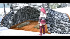 Threesome outdoor shemale fuck in 3d cartoon