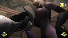 Hor babes from World of Warcraft fuck each other