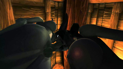 Big titted night elf slut rides hard cock