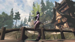 Outdoor fuck between horny night elves