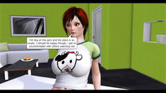 Shemale blonde sucks redhead shemale's big cock