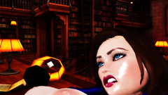 Hot and sexy babes in stockings and lingerie in futanari toon