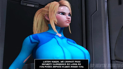 Futanari fuck on the space ship in 3d cartoon