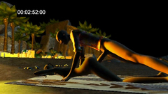 Beach fuck with young and sexy naked babe