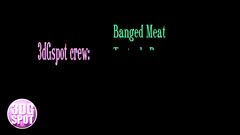 Young ebony babe fucks big cock in the school toilet