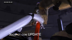 Futuristic monster fuck between robots and aliens