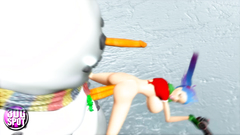 Horny snowman bangs naked slutty 3d babe