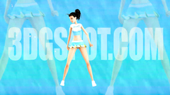 Nice and sexy dance from petite brunette teen