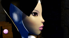 Sexy and half-naked 3d nun in xxx cartoon