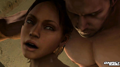 Big breasted 3d babe loves huge hard cock