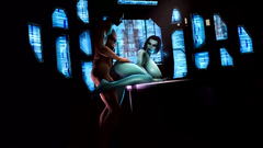 Busty monster chick loves long cocks in 3d