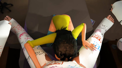 POV 3d fuck with long-legged skinny chick